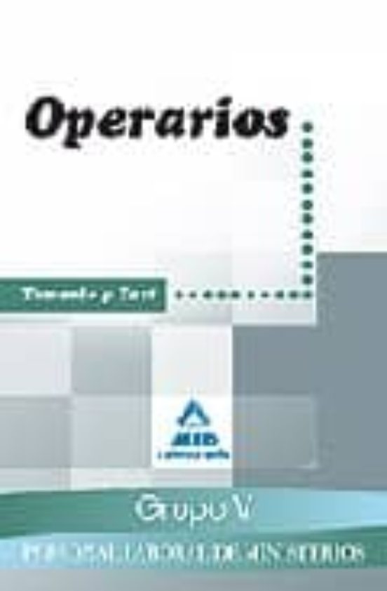 Personal Laboral Ministerios . Operarios. Temario Y Test