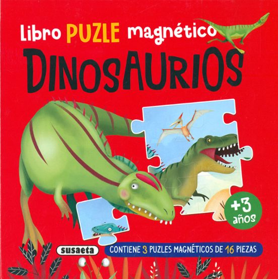 Libro Puzle Magnético. Dinosaurios