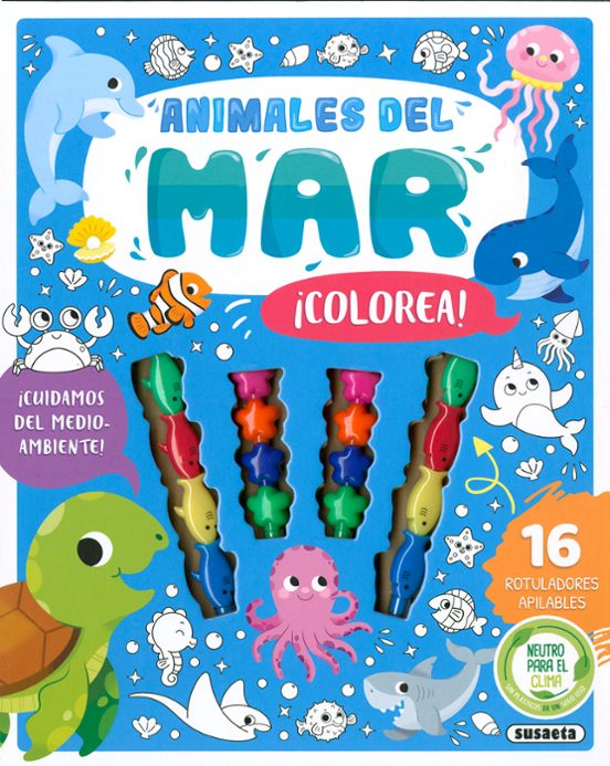 Animales Del Mar ¡colorea!