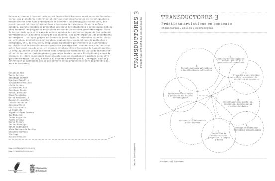 Transductores 3: Practicas Artísticas En Contexto. Itinerarios Utiles