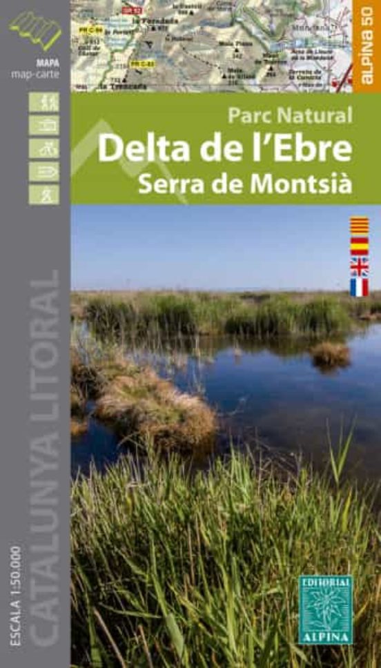 Mapa Delta De L Ebre - Serra De Montsia