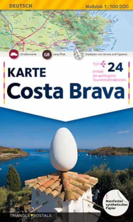 Mapa Costa Brava Aleman