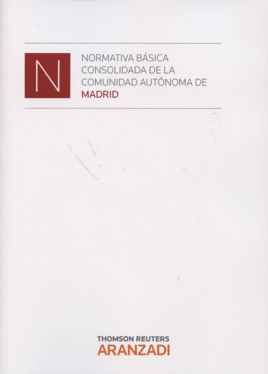 Normativa Básica Consolidada De La Comunidad Autónoma De Madrid
