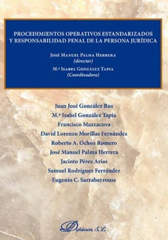 Procedimientos Operativos Estandarizados Y Responsabilidad Penal Perso