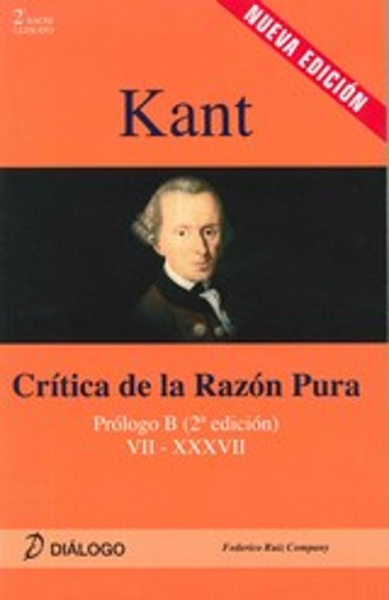 Kant: Critica De La Razon Pura