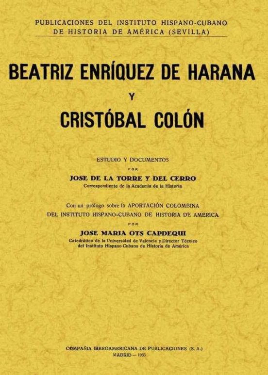 Beatriz Enriquez De Harana Y Cristobal Colon
