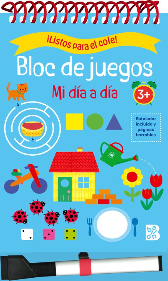 Listos Para El Cole. Bloc De Juegos Mi Día A Día +3