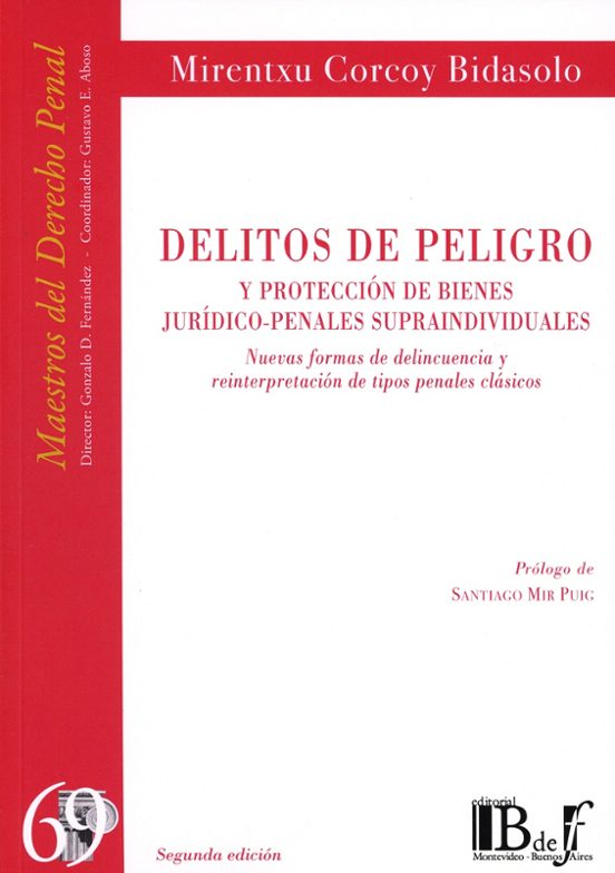 Delitos De Peligro Y Protección De Bienes Jurídico-penales Suprai Ndiv