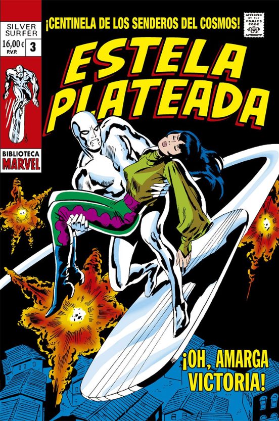 Biblioteca Marvel Estela Plateada 3 1969-70 Bm 127