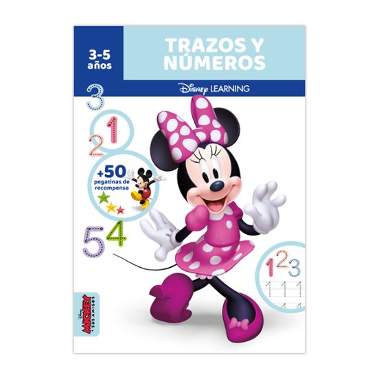 Cuadernos Disney Learning - Trazos Y Números - Minnie
