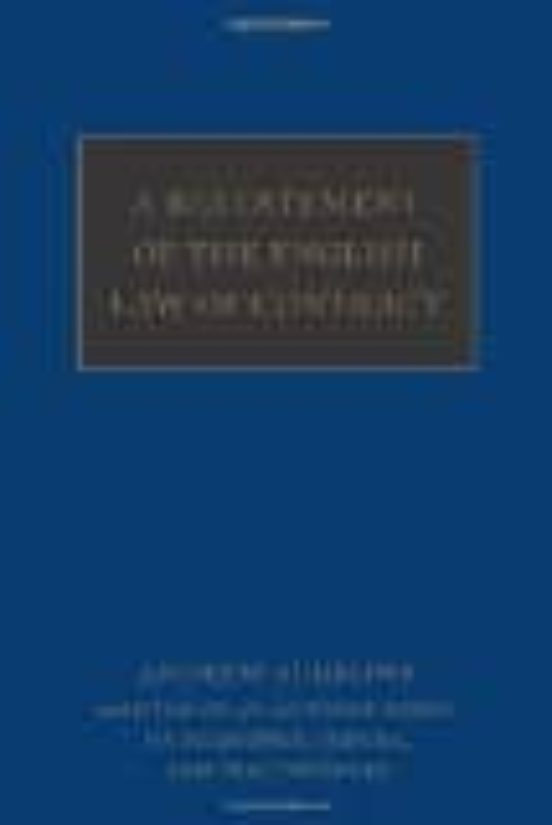 A Restatement Of The English Law Of Contract