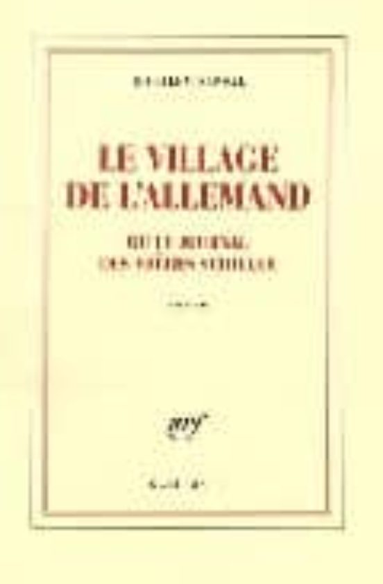 Le Village De L Allemand Ou Le Journal Des Freres Schiller