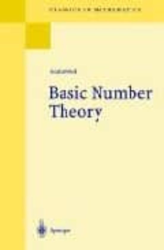 Basic Number Theory