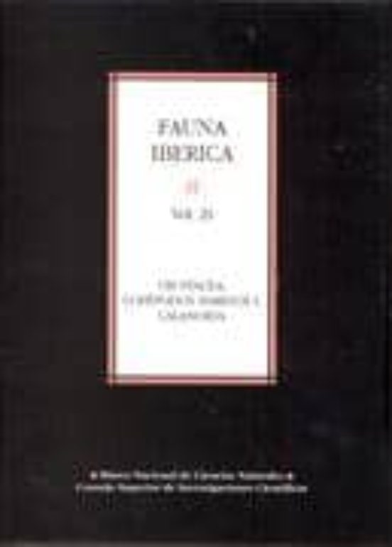 Fauna Iberica Vol. 29 : Crustacea Copepodos Marinos I. Calanoida