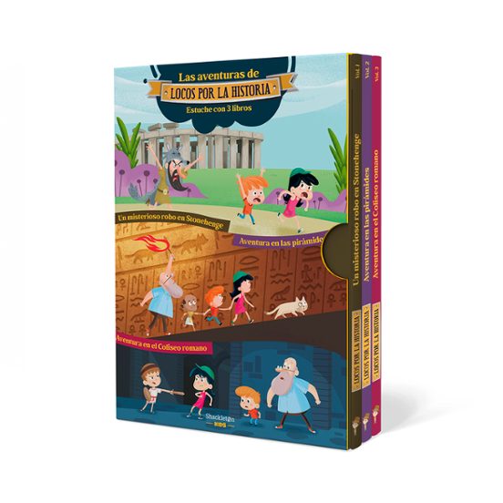 Estuche las Aventuras de Locos por la Historia