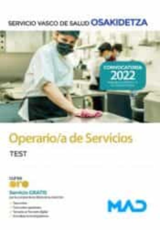 Operario/a De Servicios. Servicio Vasco De Salud. Osakidetza