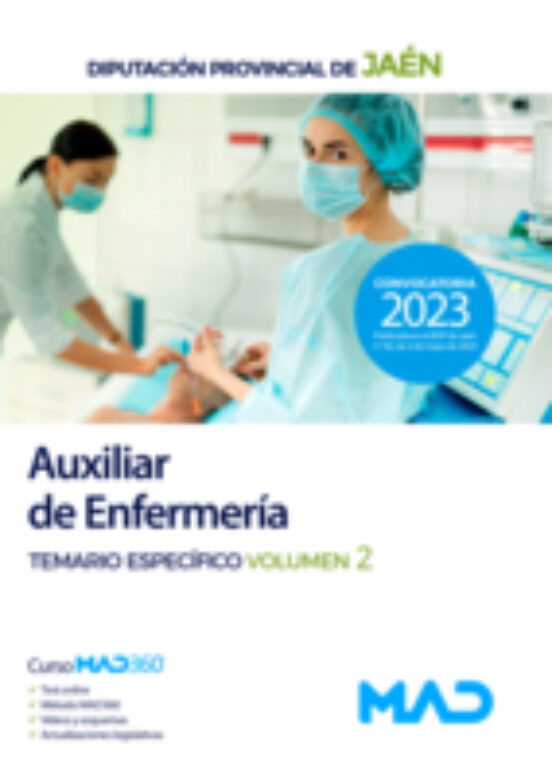 Auxiliar De Enfermeria. Materia Especifica Volumen 2 Diputacion Provin