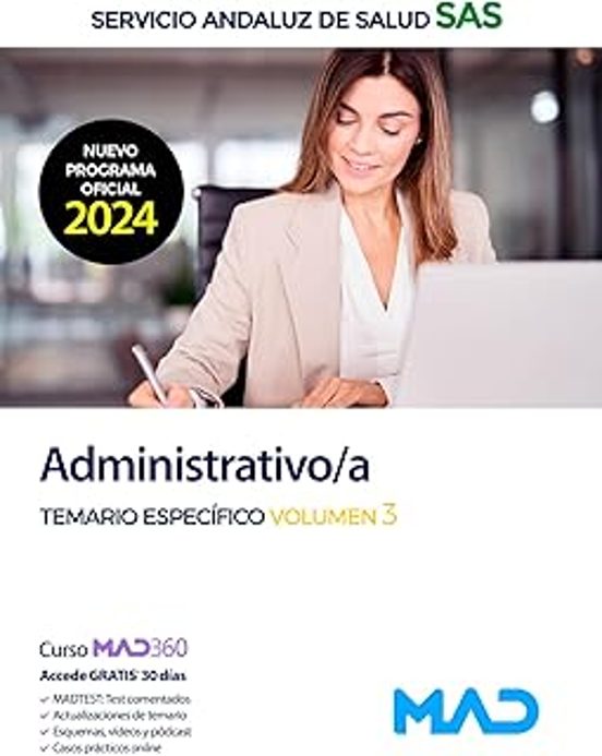 Administrativo/a Del Servicio Andaluz De Salud. Temario Especifico Vol