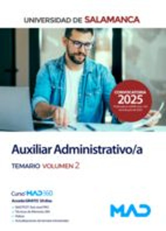 Auxiliar Administrativo/a. Temario Volumen 2