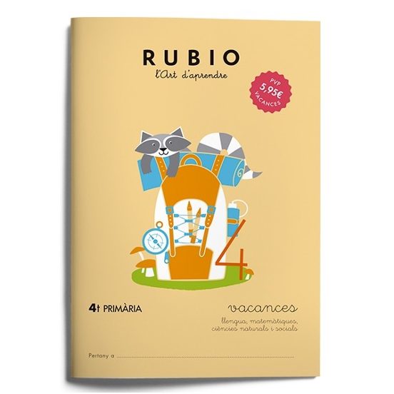 Rubio. L Art D Aprendre. Vacances 4º Primaria