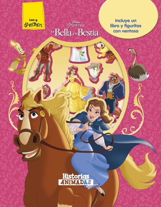 La Bella Y La Bestia. Historias Animadas: Libro Con 10 Figuritas