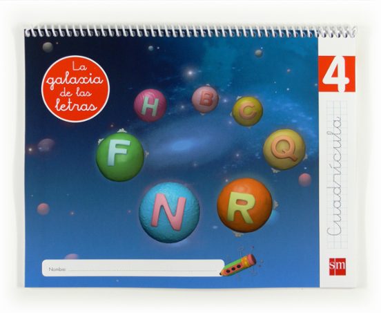Lectoescritura la Galaxia de las Letras 5 Años Nivel 4 Cuadricula Educ