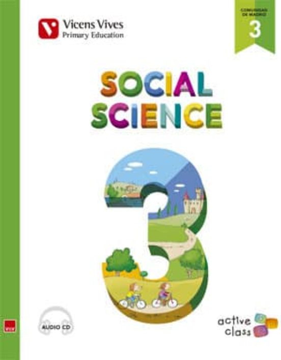 Social Science 3º Primaria Comunidad de Madrid. Book + Cd