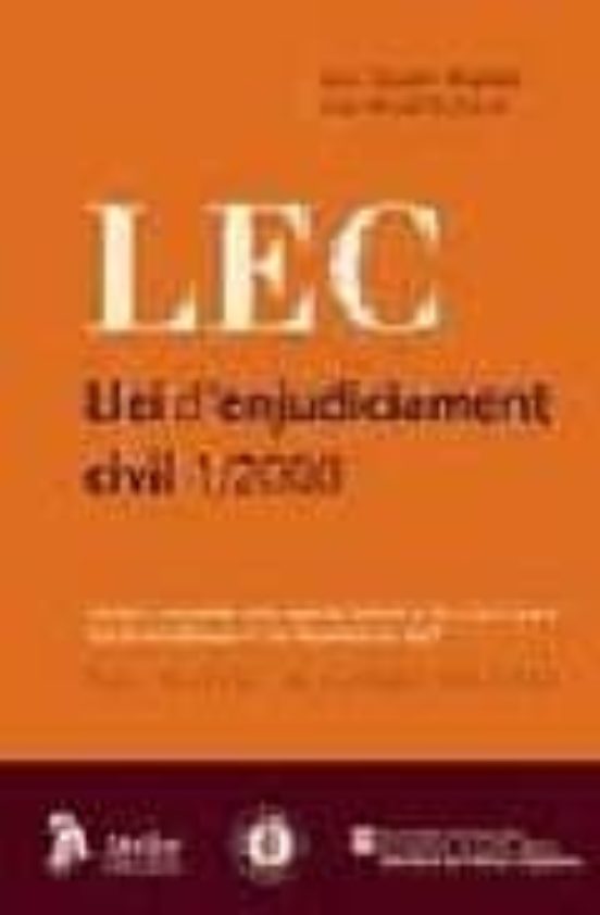 Lec: Llei D Enjudiciament Civil 1/2000