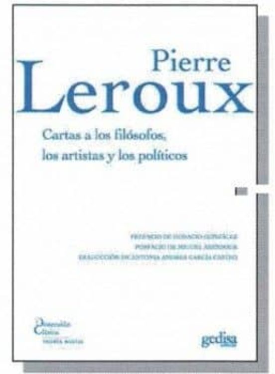 Cartas a los Filosofos a los Artistas y los Politicos