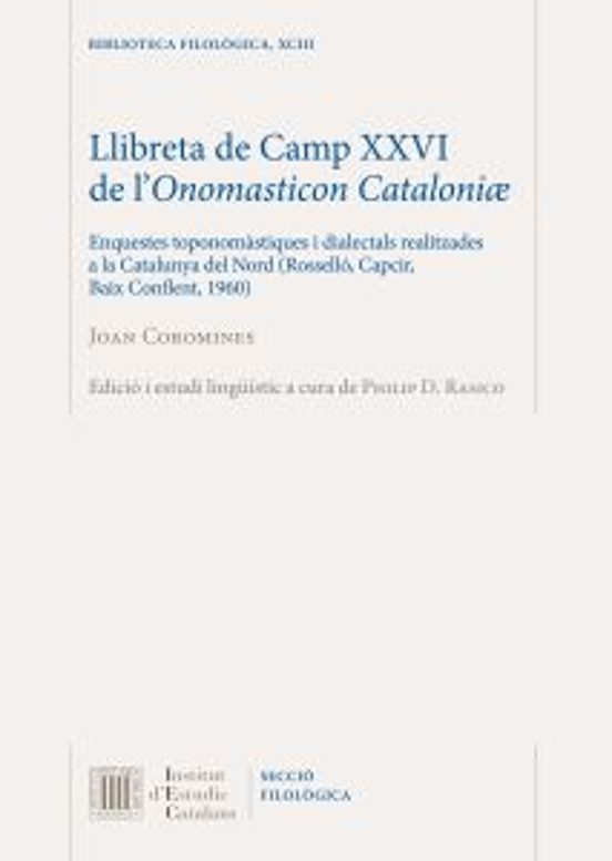 Llibreta De Camp Xxvi De L Onomasticon Cataloniae
