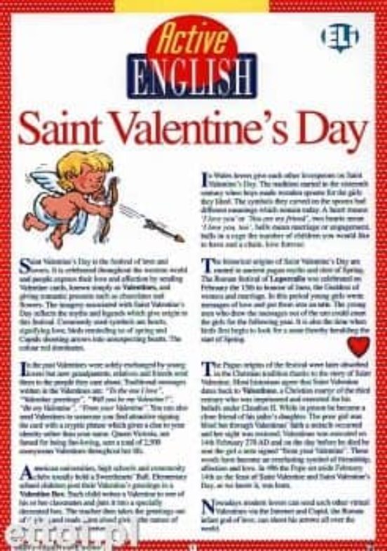 Active English - St. Valentines
