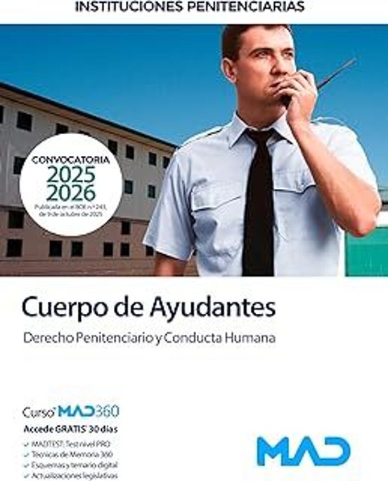 Cuerpo De Ayudantes De Instituciones Penitenciarias. Derecho Peni Tenc