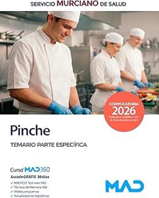 Pinche Del Servicio Murciano De Salud . Temario Específico