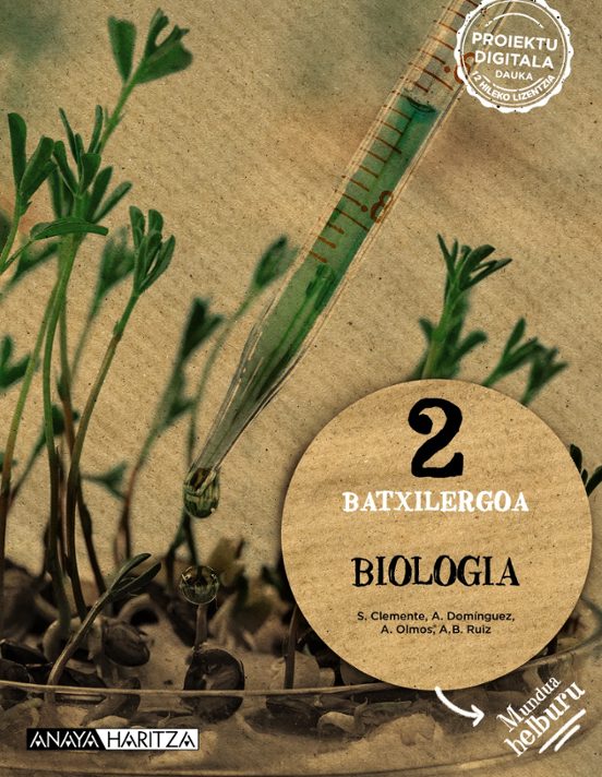 Biologia 2º Bachillerato Mundua Helburu Navarra / País Vasco
