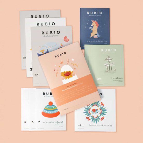 Pack De 12 Cuadernos Rubio Educacion Infantil