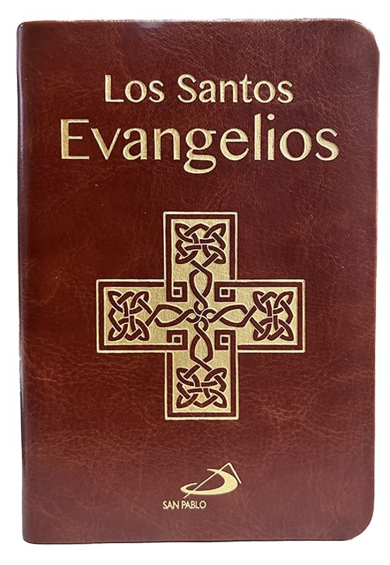 Los Santos Evangelios - Minibolsillo - Piel Cruz Dorada