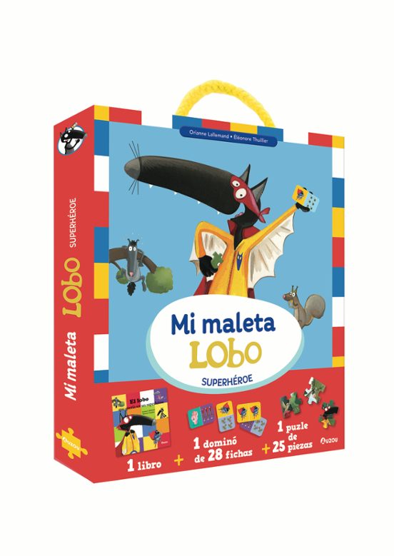 Mi maleta de lobo superhéroe
