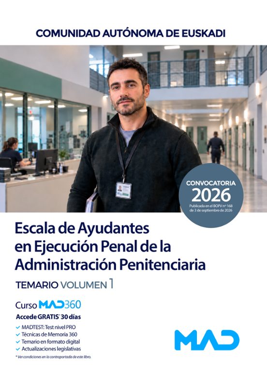 Ayudantes en Ejecución Penal de la Administración Penitenciaria. Temar