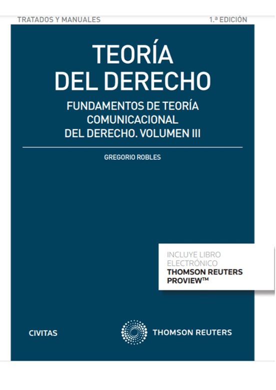 Teoría Del Derecho Iii 1ª Edicion
