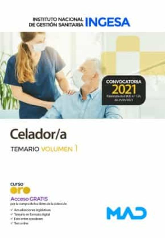 Celador Del Instituto Nacional De Gestión Sanitaria . Temario Volumen 1
