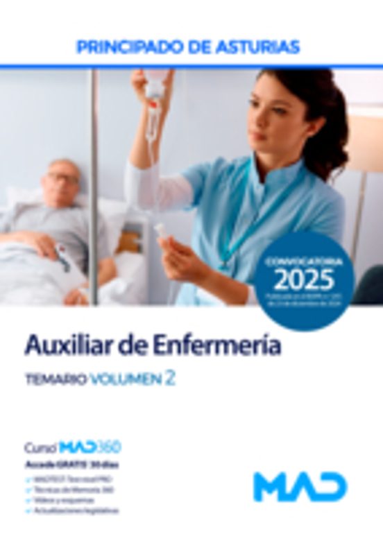 Auxiliar De Enfermería. Temario Volumen 2 Principado De Asturias