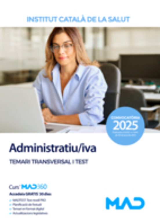 Administratiu/iva. Temari Transversal I Test. Instituto Catalán De La