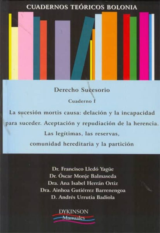 Derecho Sucesorio. Cuaderno I La Sucesion Mortis Causa: Delacion Y La
