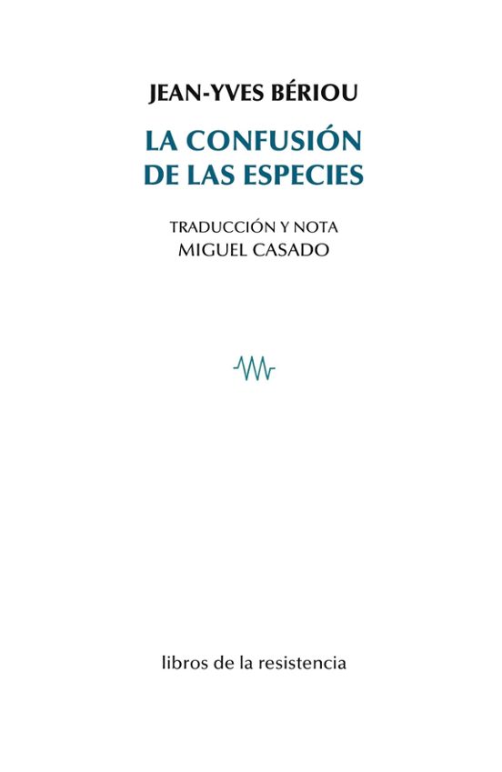 La Confusión De Las Especies