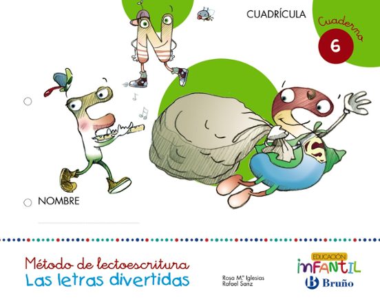 Las Letras Divertidas Educacion Infantil 5 Años Cuadrícula Cuaderno 6