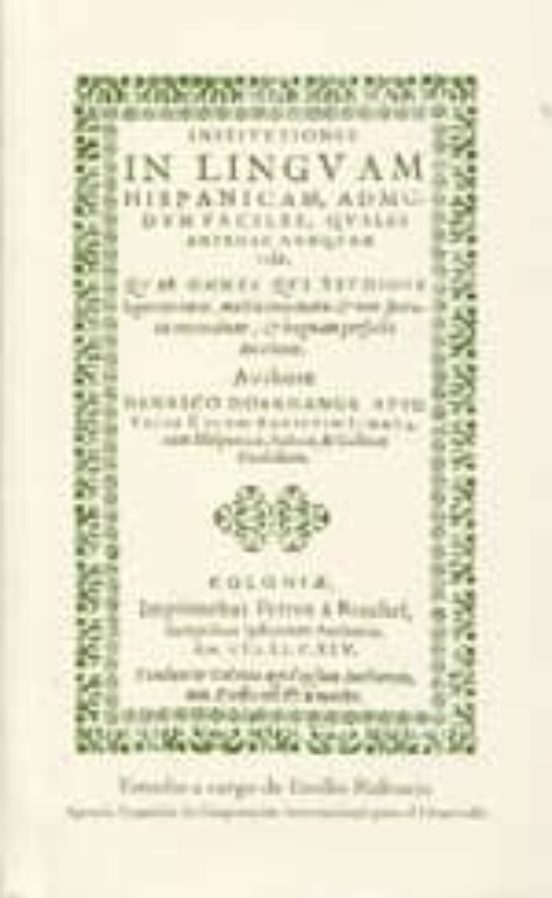 Institutiones In Linguam Hispanicam Adm