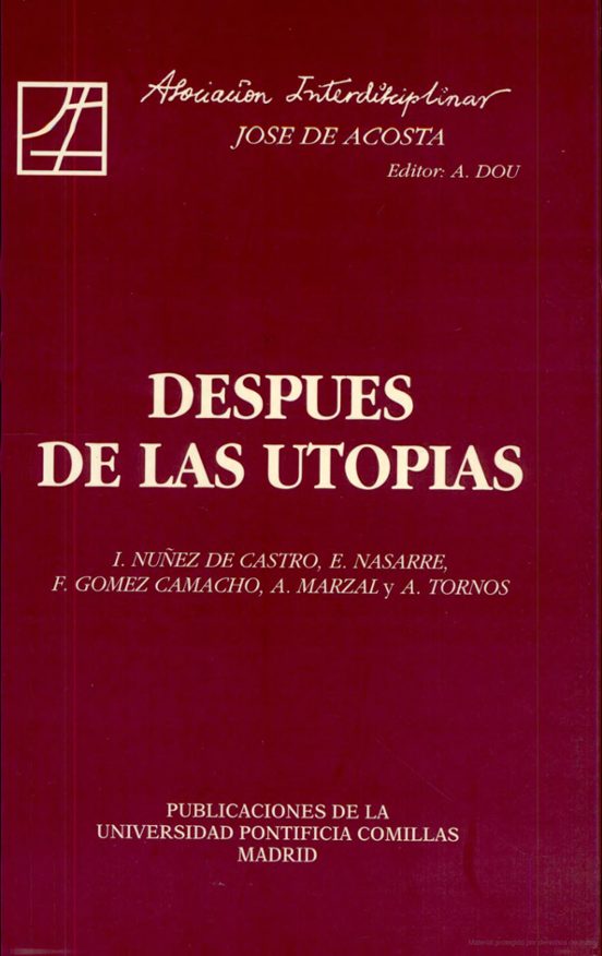 Despues De Las Utopias Actas
