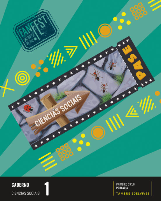 Ciencias Sociais 1º Primaria Caderno Proyecto Fanfest Ed 2022 Galicia