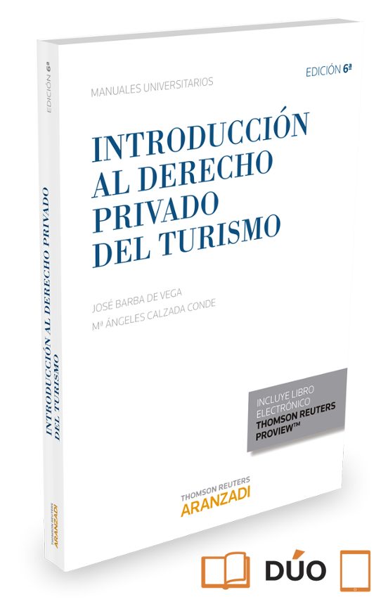 Introducción Al Derecho Privado Del Turismo 2015 Formato Duo
