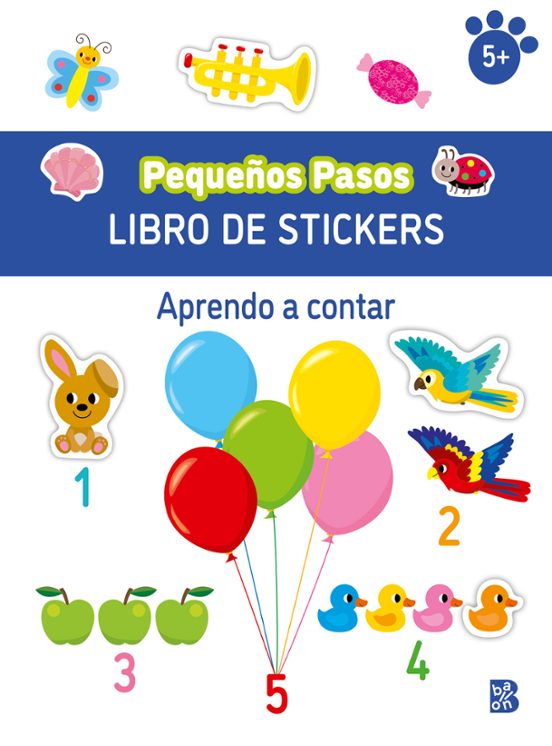 Pequeños Pasos Libro De Stickers. Aprendo A Contar